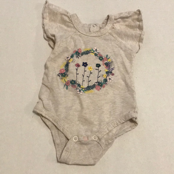 Jessica Simpson Other - Jessica Simpson 3-6 months floral onesie